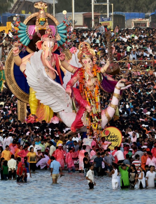 Ganesh Chaturthi Celebration Across India 2017 Ganesh Chaturthi Celebration Across India 2017