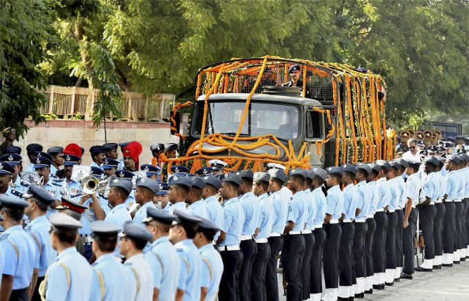 Photo Gallery: Funeral Of Marshal Of The Indian Air Force Arjan Singh Photo Gallery: Funeral Of Marshal Of The Indian Air Force Arjan Singh
