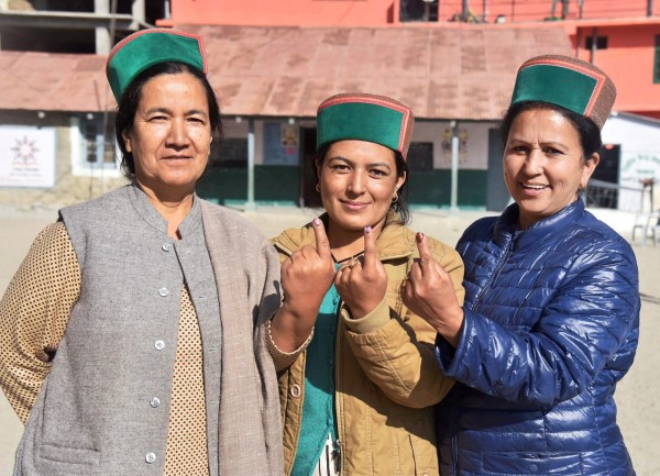 Himachal Pradesh Assembly Poll Voting Himachal Pradesh Assembly Poll Voting