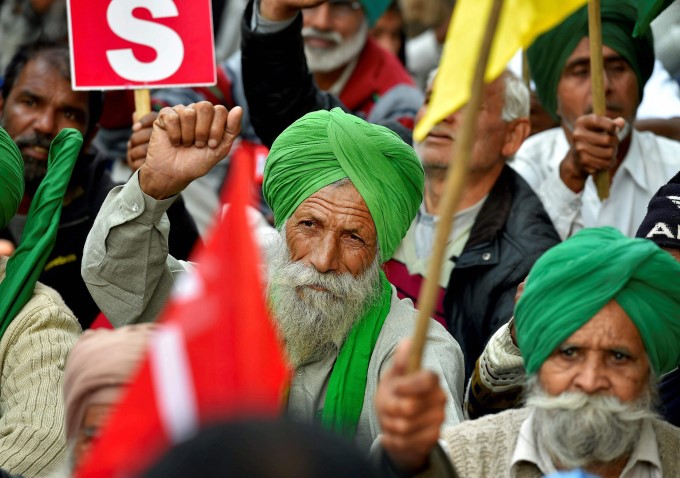 Farmers Protest In New Delhi Farmers Protest In New Delhi