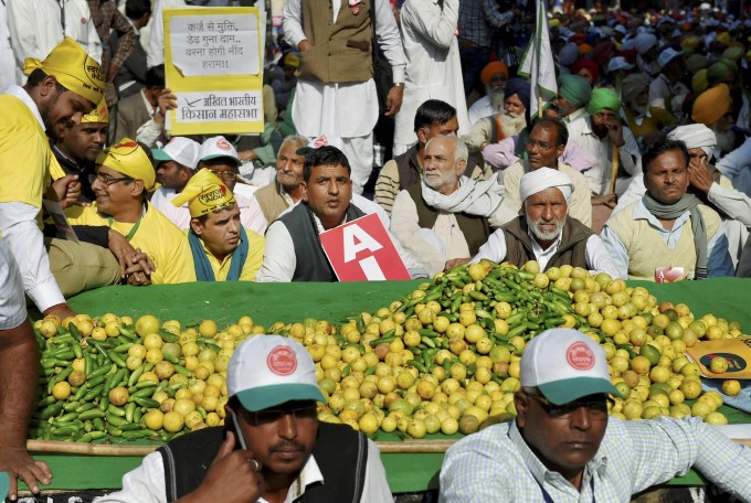 Farmers Protest In New Delhi Farmers Protest In New Delhi