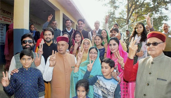 Himachal Pradesh Assembly Poll Voting Himachal Pradesh Assembly Poll Voting