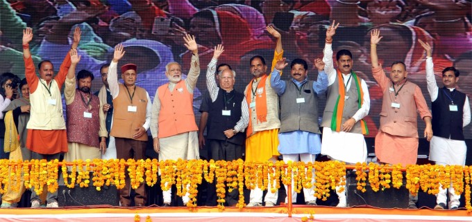 Photo Gallery: BJP Party Election Campaign In Himachal Pradesh 2017 Photo Gallery: BJP Party Election Campaign In Himachal Pradesh 2017