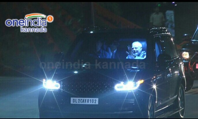 PM Modi Celebrates Gujarat And Himachal Victory In Mangaluru PM Modi Celebrates Gujarat And Himachal Victory In Mangaluru