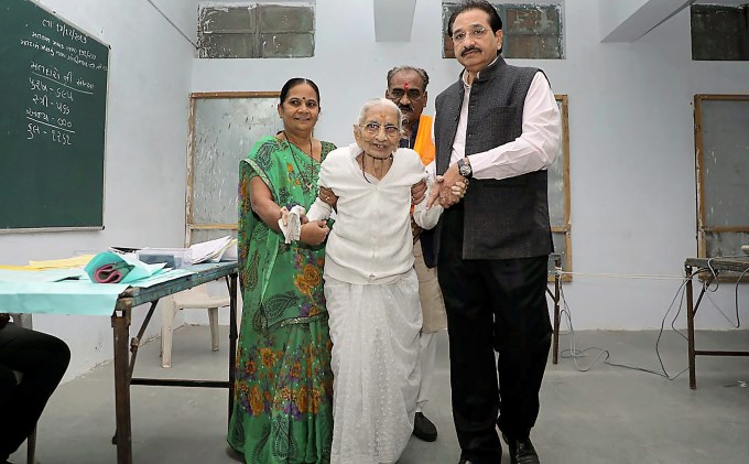 Gujarat Assembly Elections Polling Gujarat Assembly Elections Polling