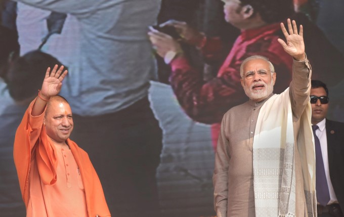 PM Narendra Modi Inaugurates Botanical Garden-Kalkaji Magenta Line In Noida PM Narendra Modi Inaugurates Botanical Garden-Kalkaji Magenta Line In Noida
