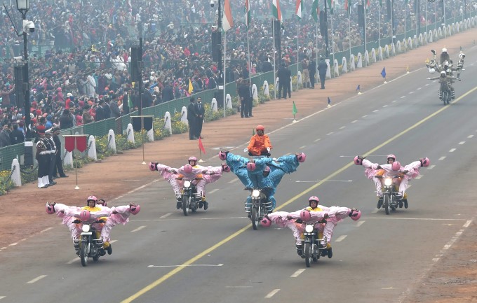 Rehearsals For Republic Day Parade ( 2018 ) Rehearsals For Republic Day Parade ( 2018 )