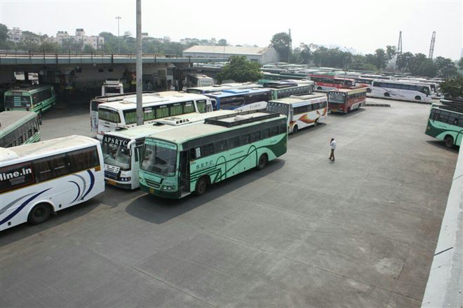 Bus Strike Hits Tamil Nadu Bus Strike Hits Tamil Nadu