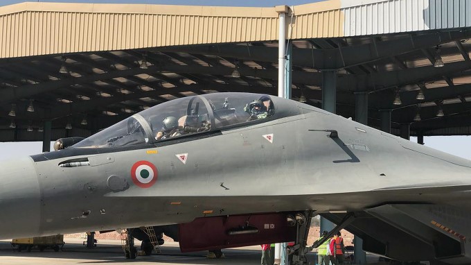Minister Nirmala Sitharaman Flies In IAFs Sukhoi 30 MKI Minister Nirmala Sitharaman Flies In IAFs Sukhoi 30 MKI