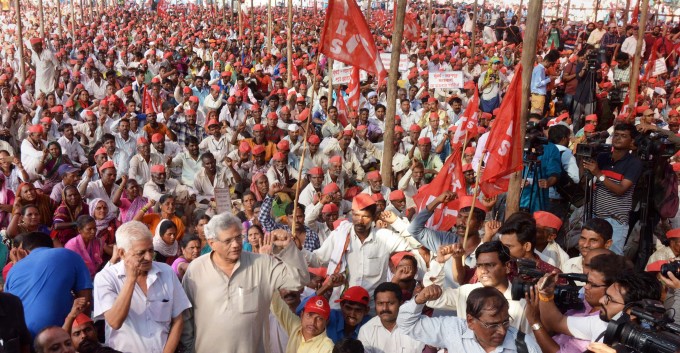 Farmers Protest In Mumbai Farmers Protest In Mumbai