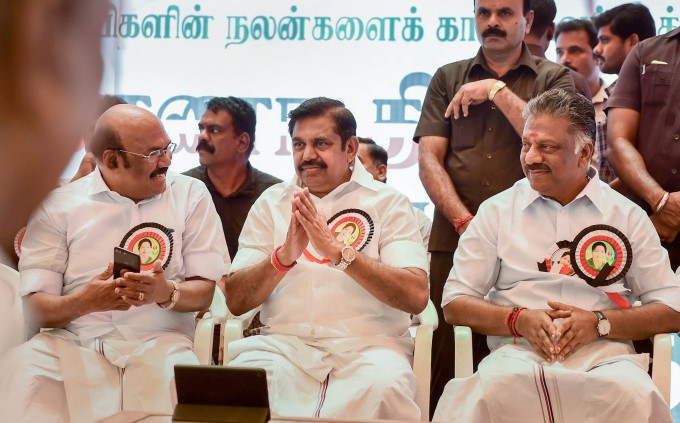 TN CM And Deputy CM Hunger Strike Over Cauvery Issue TN CM And Deputy CM Hunger Strike Over Cauvery Issue