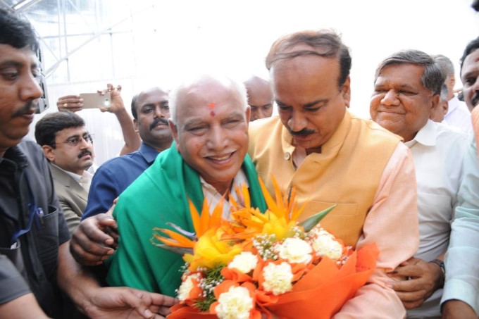 Karnataka CM BS Yeddyurappa Swearing In Ceremony Karnataka CM BS Yeddyurappa Swearing In Ceremony