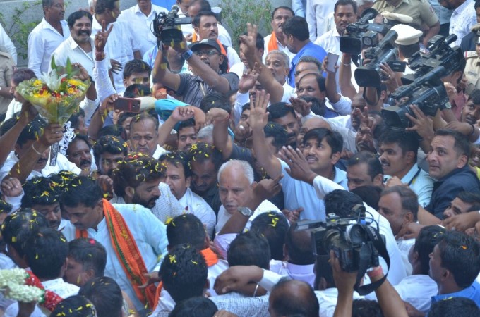Karnataka CM BS Yeddyurappa Swearing In Ceremony Karnataka CM BS Yeddyurappa Swearing In Ceremony