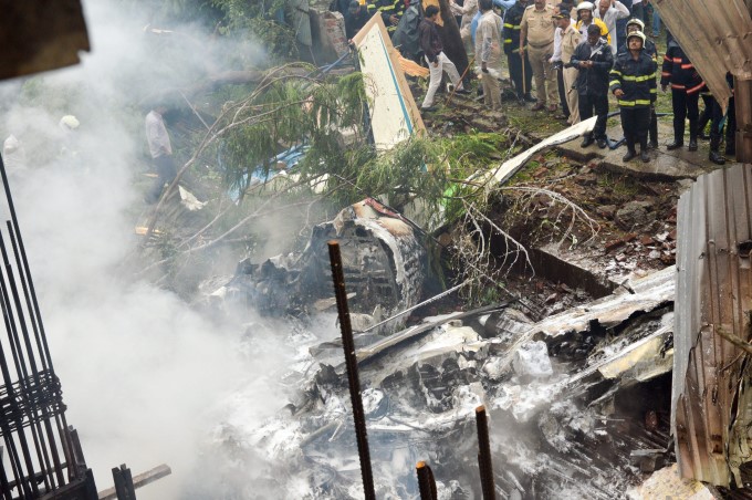 Chartered Plane Crash In Mumbai Chartered Plane Crash In Mumbai