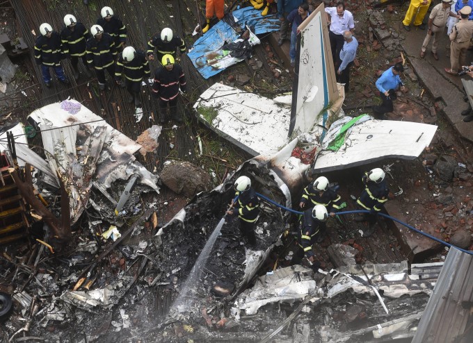 Chartered Plane Crash In Mumbai Chartered Plane Crash In Mumbai