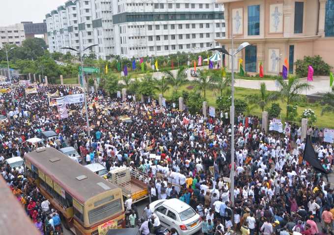 M K Alagiri Silent Rally In Chennai M K Alagiri Silent Rally In Chennai