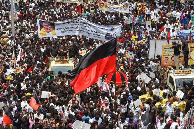 M K Alagiri Silent Rally In Chennai M K Alagiri Silent Rally In Chennai