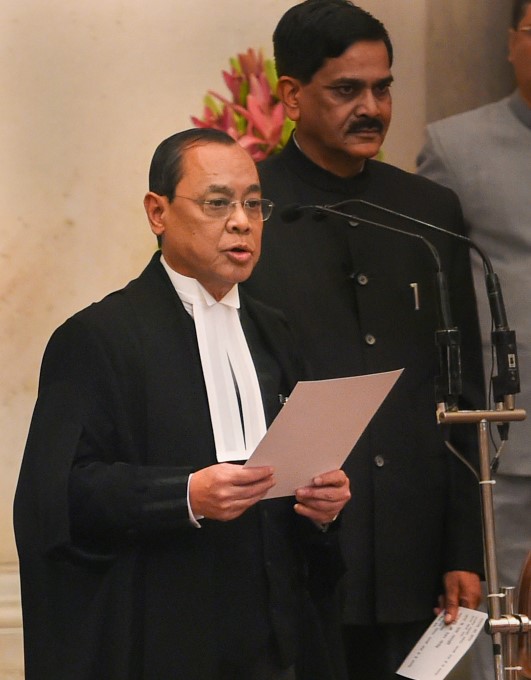 Ranjan Gogoi Sworn In As Chief Justice Of India Ranjan Gogoi Sworn In As Chief Justice Of India