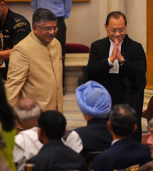 Ranjan Gogoi Sworn In As Chief Justice Of India Ranjan Gogoi Sworn In As Chief Justice Of India