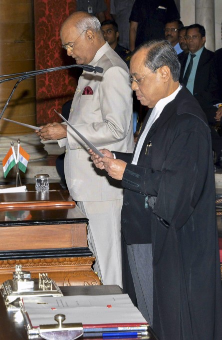 Ranjan Gogoi Sworn In As Chief Justice Of India Ranjan Gogoi Sworn In As Chief Justice Of India