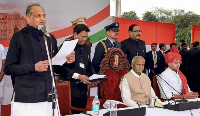 Ashok Gehlot Sworn In As Rajasthan Chief Minister Ashok Gehlot Sworn In As Rajasthan Chief Minister