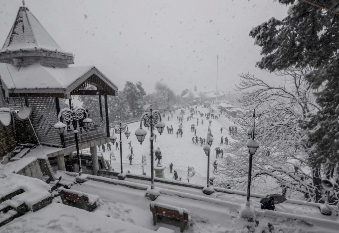 Snowfall In Jammu Kashmir, Himachal And Uttarakhand Snowfall In Jammu Kashmir, Himachal And Uttarakhand
