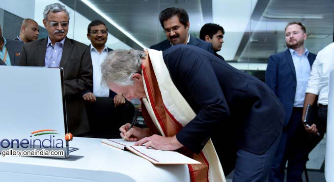 Former Britain PM Tony Blair Visits Amaravati Former Britain PM Tony Blair Visits Amaravati