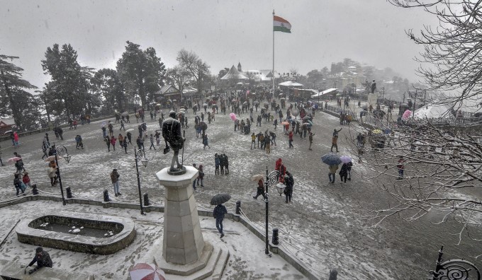 Snowfall In Jammu Kashmir, Himachal And Uttarakhand Snowfall In Jammu Kashmir, Himachal And Uttarakhand