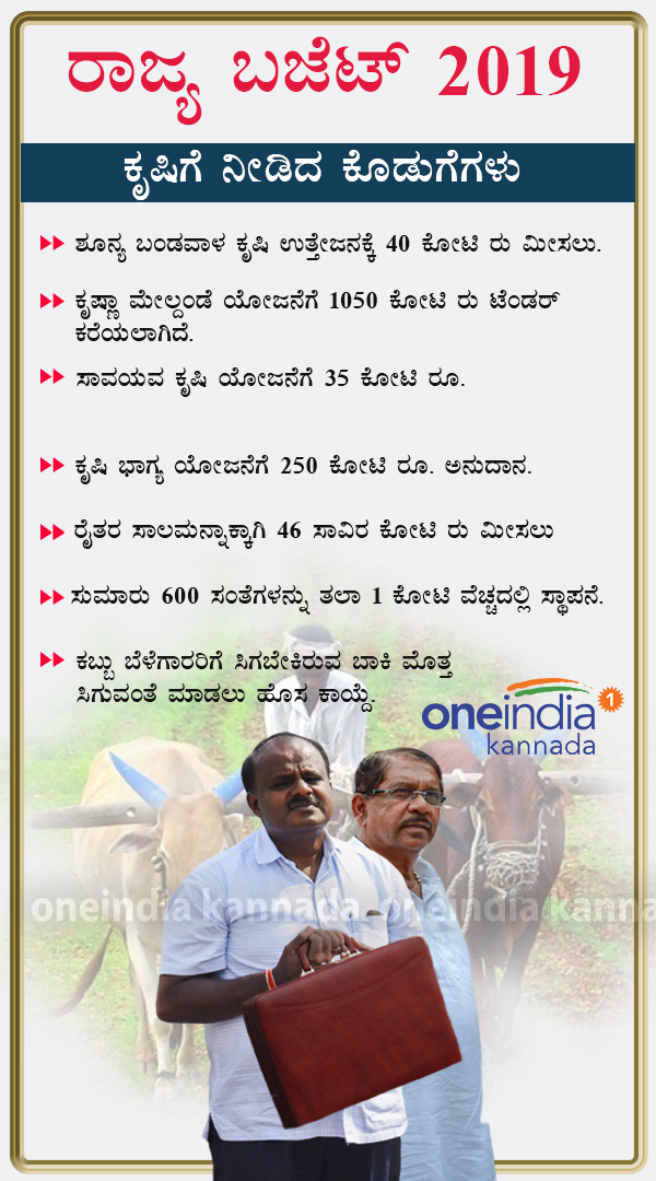 Karnataka Budget 2019-20 Karnataka Budget 2019-20
