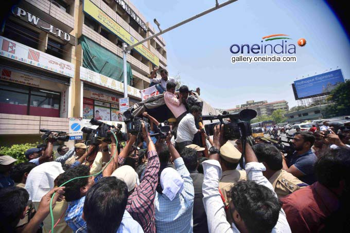Telangana Students Protest Over Intermediate Results Issue Telangana Students Protest Over Intermediate Results Issue