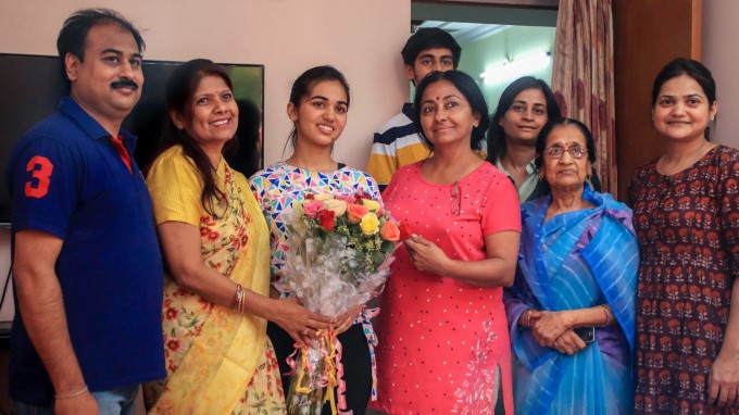 CBSE Class 10th Toppers Celebrations CBSE Class 10th Toppers Celebrations