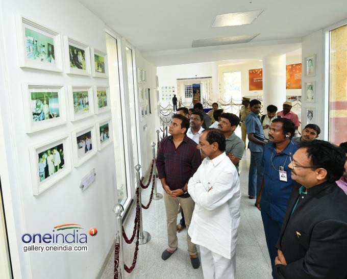 Telangana CM KCR Pays Tribute To APJ Abdul Kalam In Rameswaram Telangana CM KCR Pays Tribute To APJ Abdul Kalam In Rameswaram