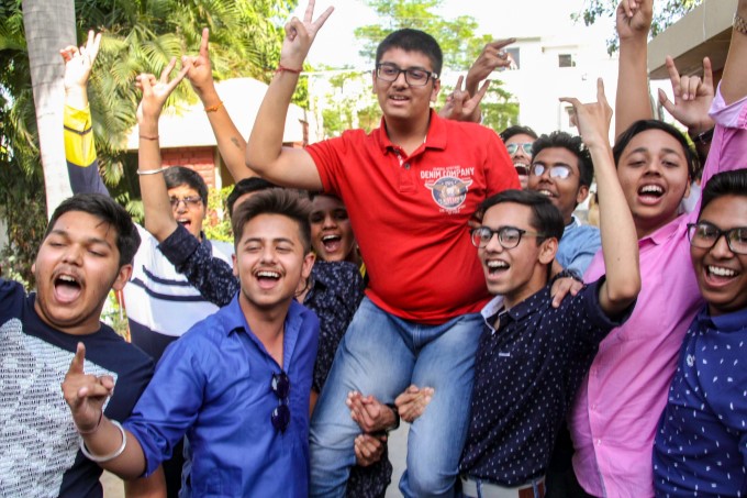CBSE Class 10th Toppers Celebrations CBSE Class 10th Toppers Celebrations