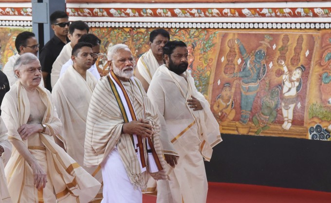 PM Narendra Modi Visit Guruvayur Temple In Thrissur PM Narendra Modi Visit Guruvayur Temple In Thrissur
