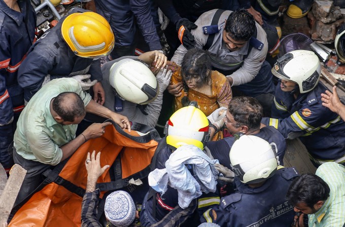 4 Storey Building Collapse In Mumbai 4 Storey Building Collapse In Mumbai