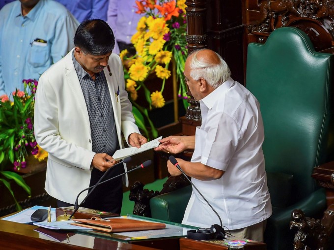 Karnataka CM BS Yediyurappa Wins Trust Vote In Assembly Karnataka CM BS Yediyurappa Wins Trust Vote In Assembly