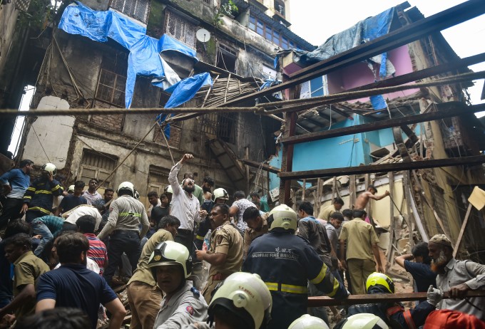4 Storey Building Collapse In Mumbai 4 Storey Building Collapse In Mumbai