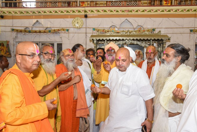 BJP Supporters Celebration On J&K Special Status Removal BJP Supporters Celebration On J&K Special Status Removal