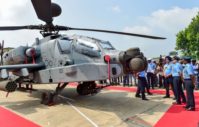IAF Inducts 8 US-Made Apache AH-64E Helicopters IAF Inducts 8 US-Made Apache AH-64E Helicopters
