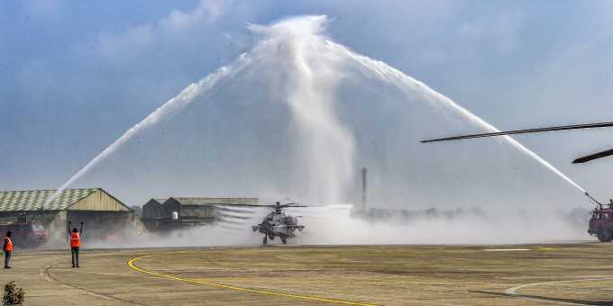 IAF Inducts 8 US-Made Apache AH-64E Helicopters IAF Inducts 8 US-Made Apache AH-64E Helicopters