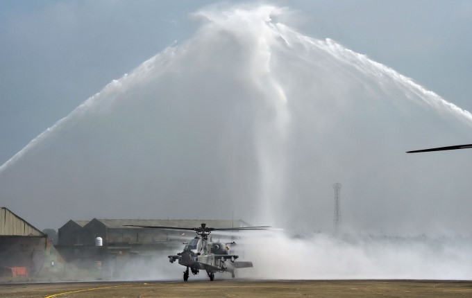 IAF Inducts 8 US-Made Apache AH-64E Helicopters IAF Inducts 8 US-Made Apache AH-64E Helicopters