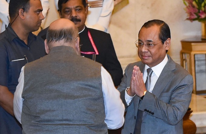 Justice SA Bobde Takes Oath As 47th Chief Justice Of India Justice SA Bobde Takes Oath As 47th Chief Justice Of India