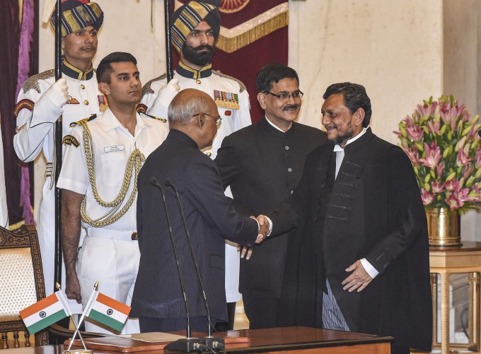 Justice SA Bobde Takes Oath As 47th Chief Justice Of India Justice SA Bobde Takes Oath As 47th Chief Justice Of India