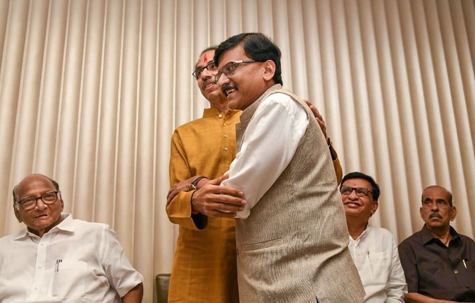 Sena-NCP-Congress Alliance Meeting Sena-NCP-Congress Alliance Meeting