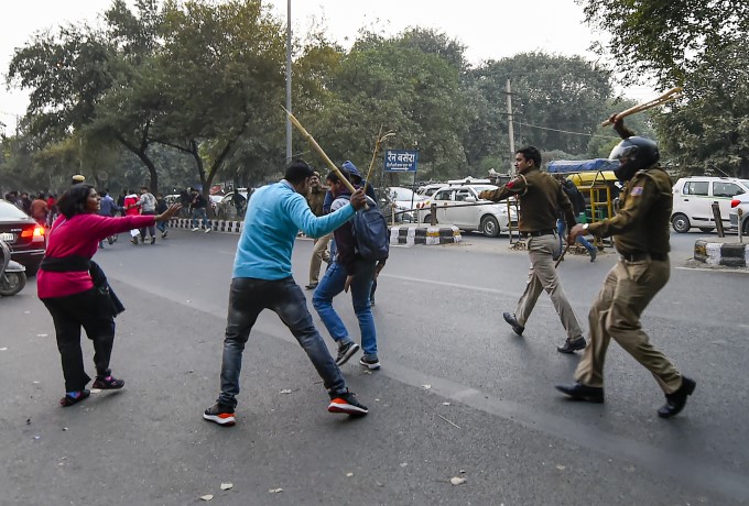 JNU Students Protest In New Delhi JNU Students Protest In New Delhi