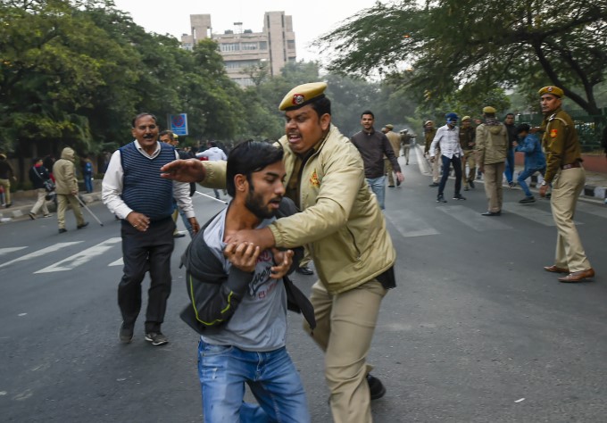 JNU Students Protest In New Delhi JNU Students Protest In New Delhi