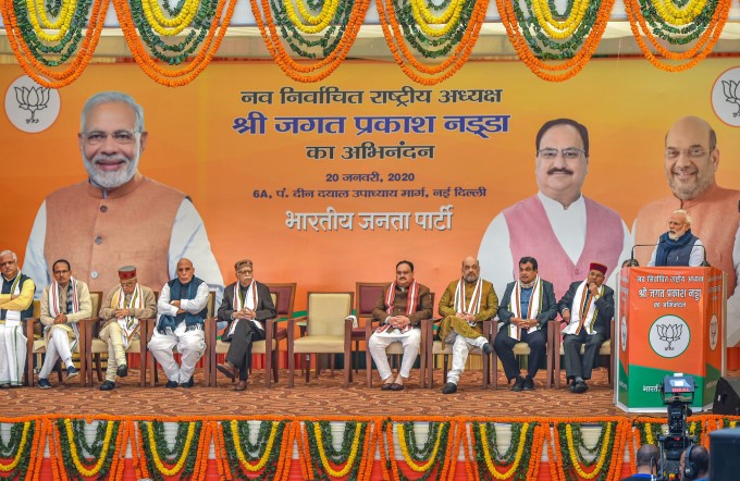 JP Nadda Takes Charge As BJP Chief JP Nadda Takes Charge As BJP Chief