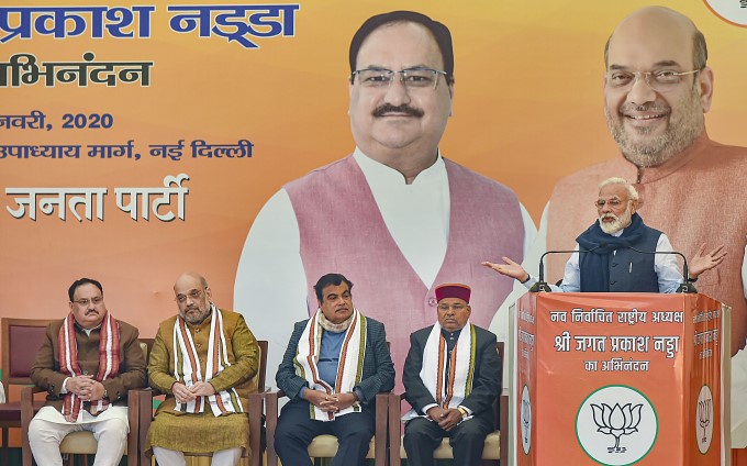 JP Nadda Takes Charge As BJP Chief JP Nadda Takes Charge As BJP Chief