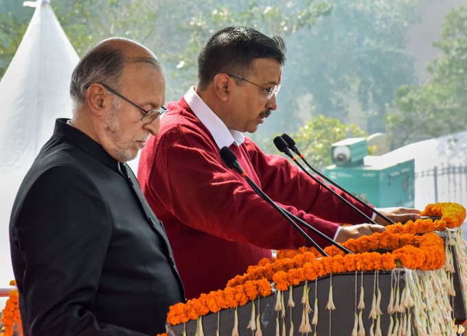 Arvind Kejriwal Sworn-in As Delhi Chief Minister Arvind Kejriwal Sworn-in As Delhi Chief Minister