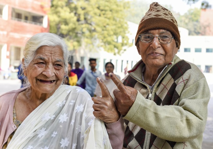 Delhi Assembly Election 2020 - Polling Delhi Assembly Election 2020 - Polling